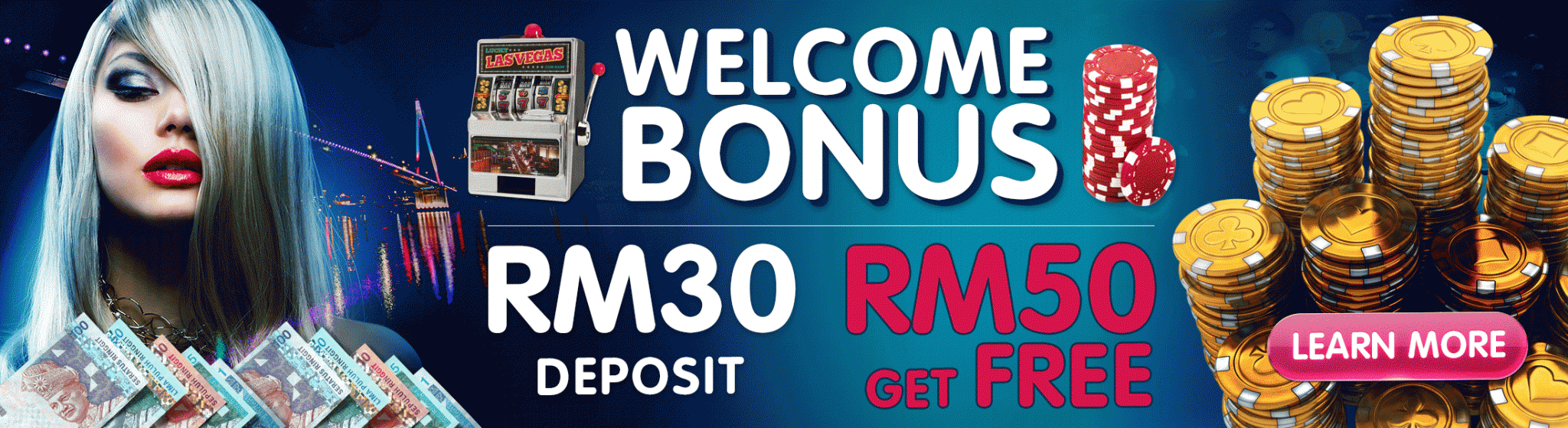 SCR888 Give Slot Game Welcome Bonus Monthly Deposit RM 30 Free RM 50